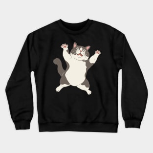 Funny Cat. Funny design Crewneck Sweatshirt